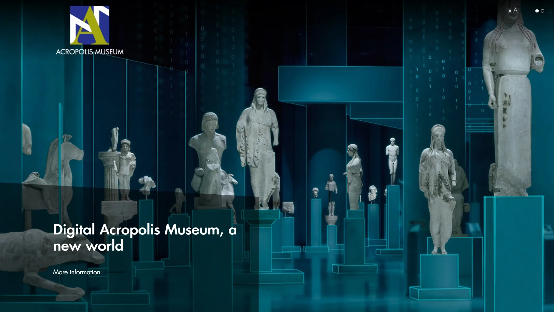 Website of the Acropolis Museum