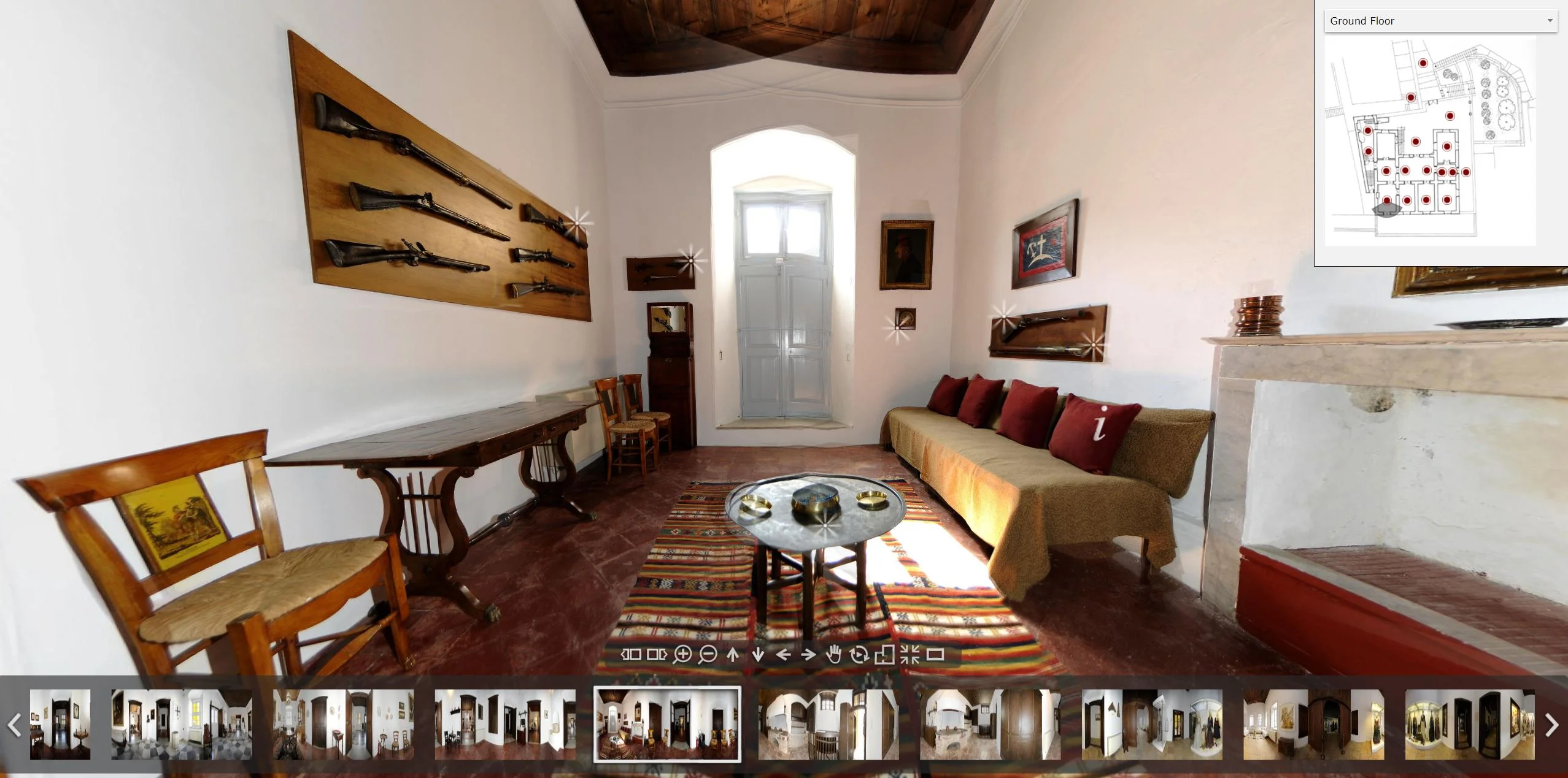 Virtual tour of the Historic Residence of Lazaros Koundouriotis