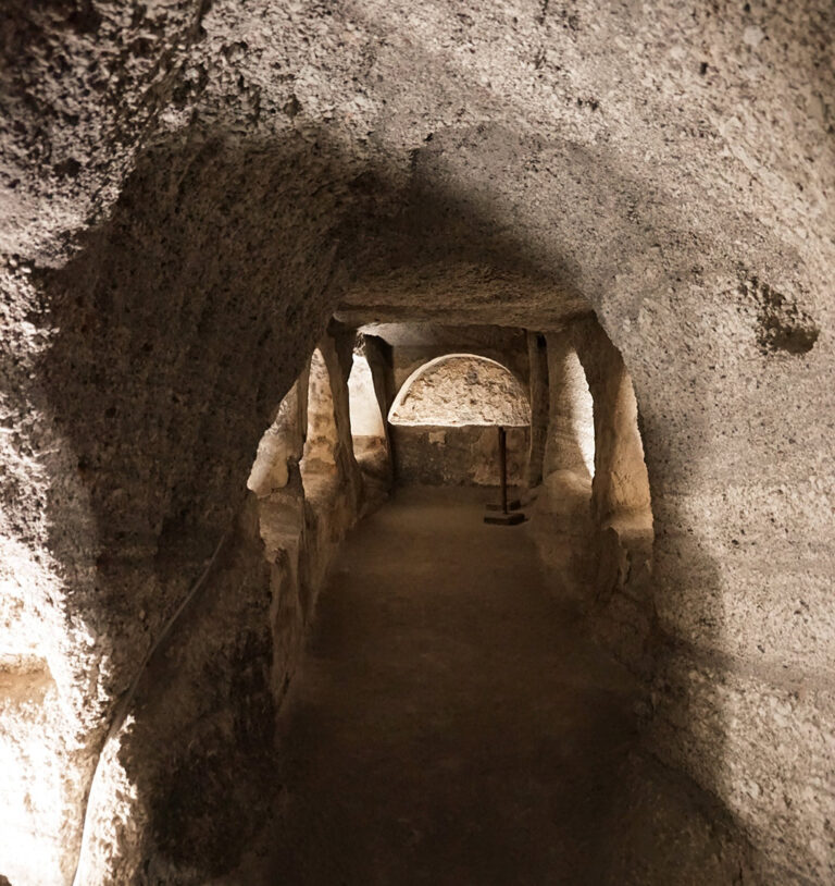 Christian catacombs of Milos Island Greece