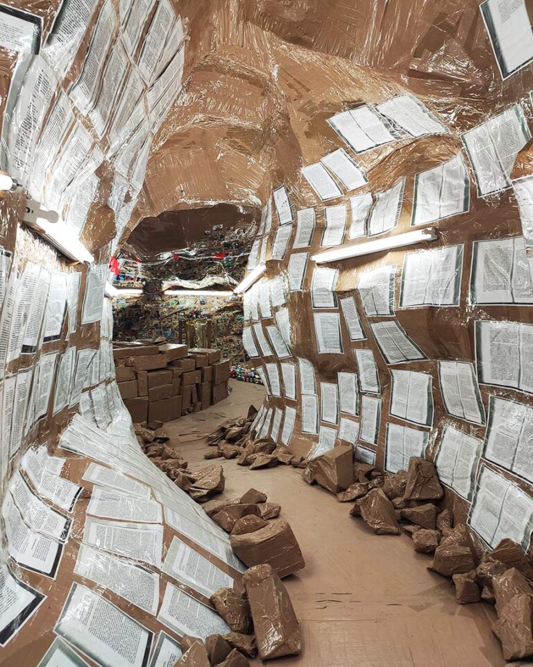 Cavemanman, by Thomas Hirschhorn