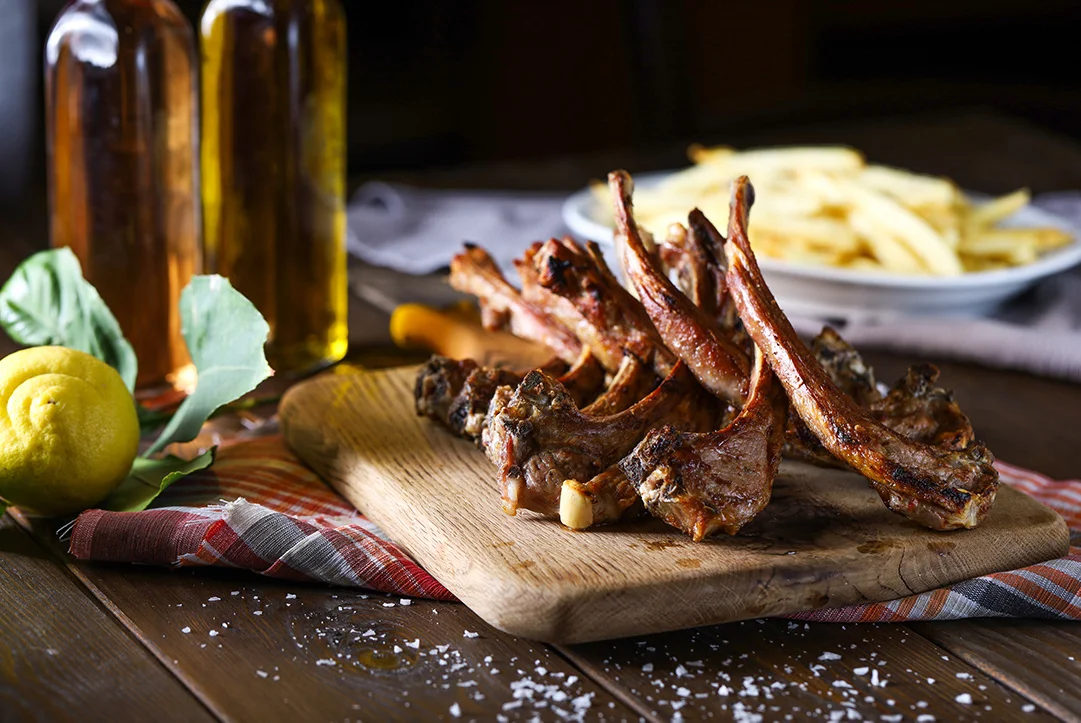 Celebrating Tsiknopempti with Greek pork chops