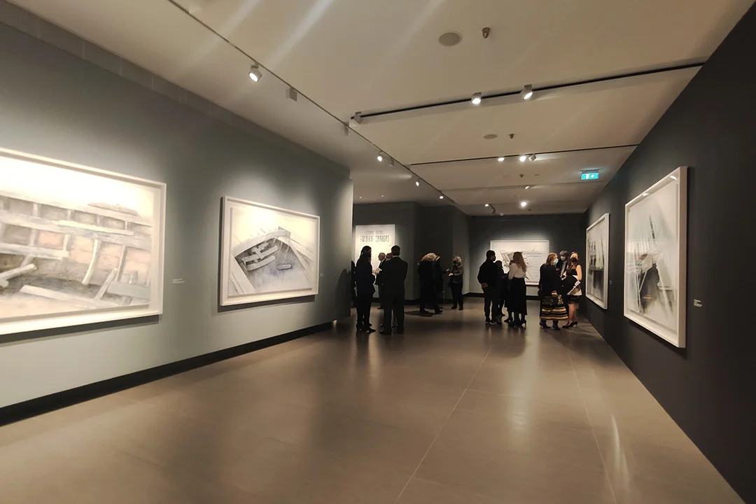 Sotiris Sorogas, The Time of Memory in His Artistic Language, view of exhibition